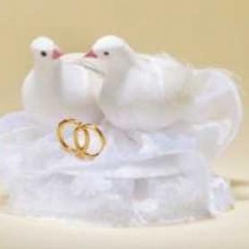 Фигурка свадебная 28387 Пара голубей