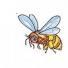 Украшения вафельные пчелки с рисунком