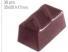 Форма для шоколада поликарбонатная МА 1082 Пирамида волнистая