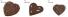 Форма для шоколада 90-1602 Сердце с ажурным рисунком и розой